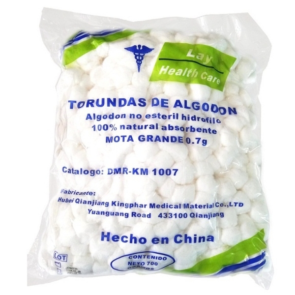 Algodón en motas (paquete con 1000)