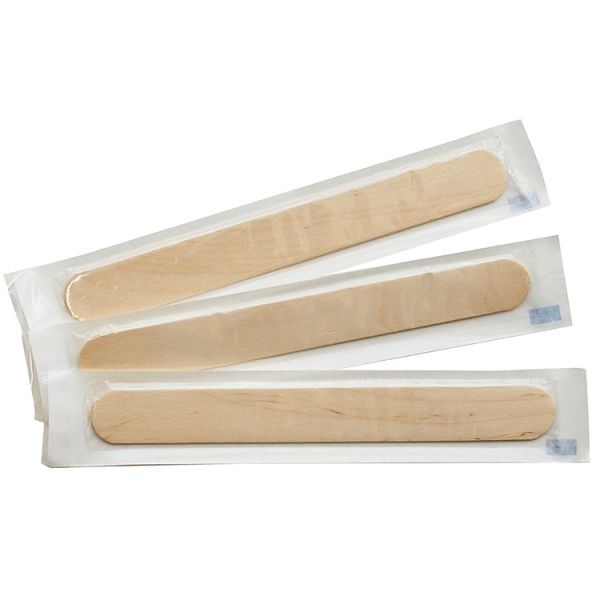 Depresor de lengua estéril (caja de 100)