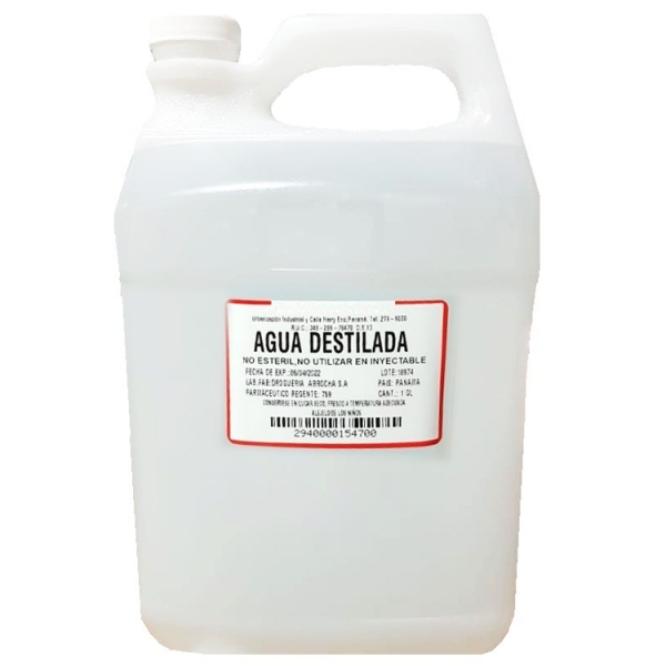 Agua destilada (galón)