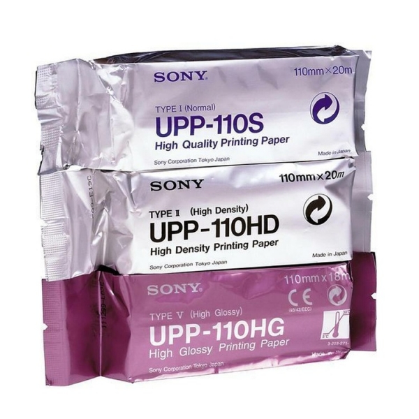 Papel térmico para ultrasonido Sony