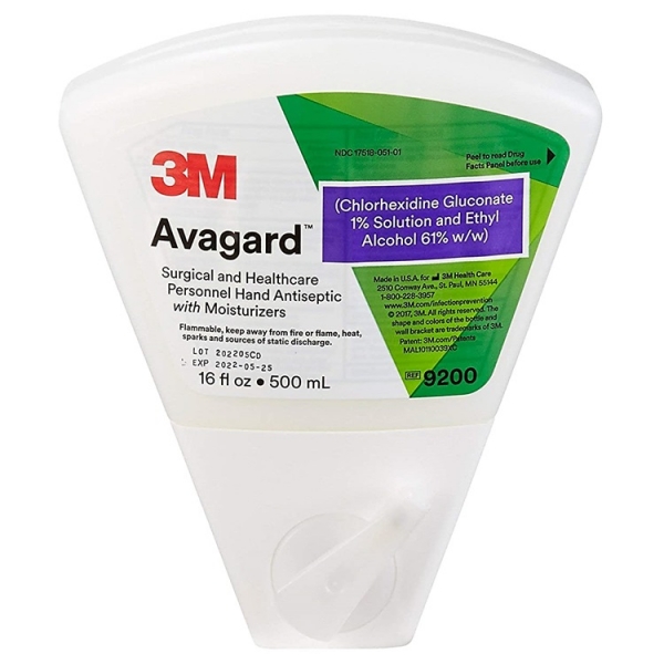 Antiséptico para manos de grado médico Avagard™ CHG (clorhexidina y alcohol)