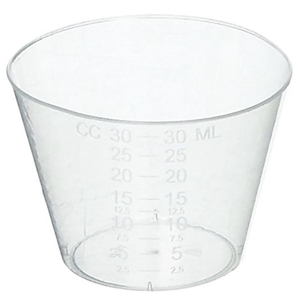Vaso graduado para medicamentos