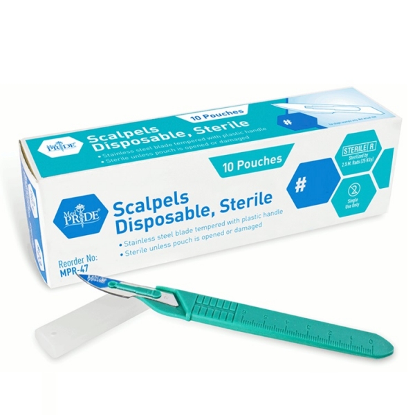 Bisturís desechables estériles