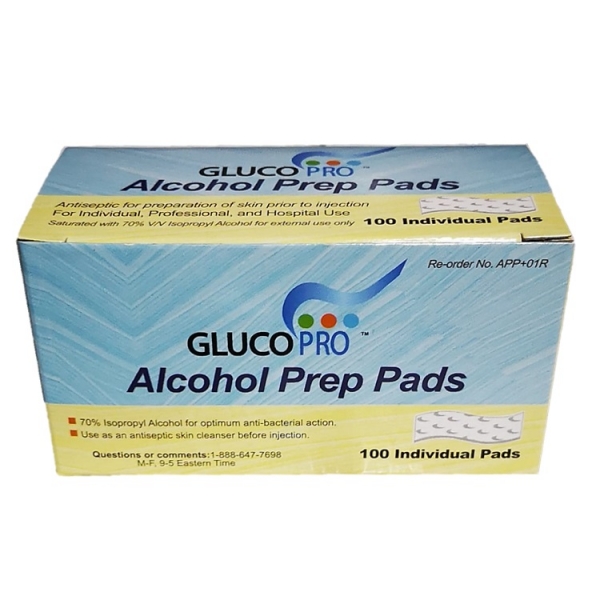 Toallitas con alcohol “pads”