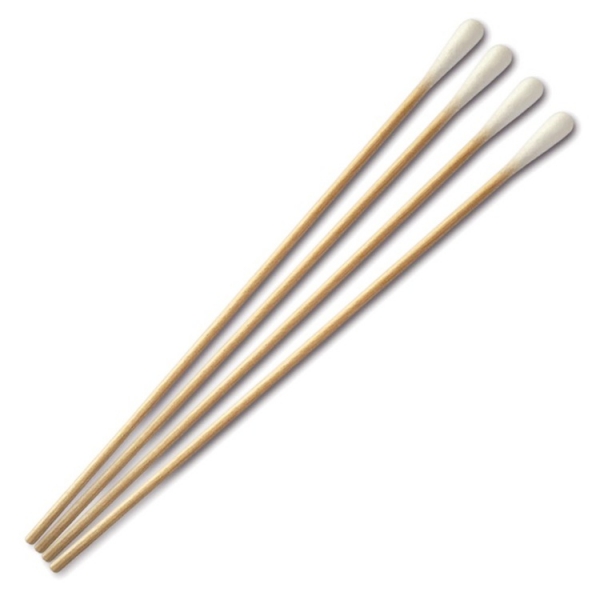 Aplicador de madera con algodón (caja de 100)